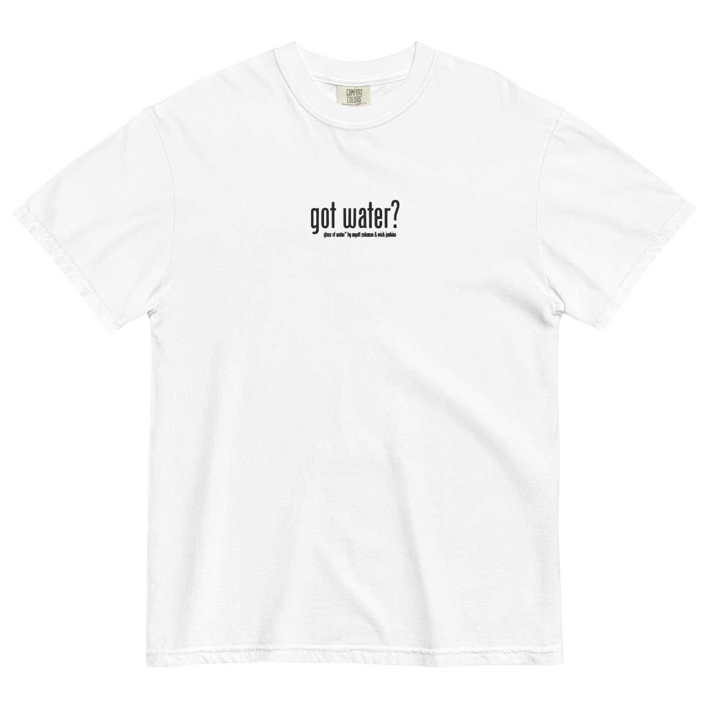 Got Water? embroidered t-shirt