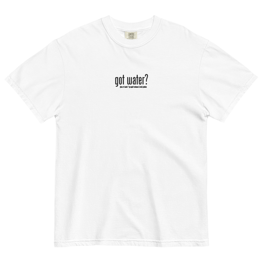 Got Water? embroidered t-shirt